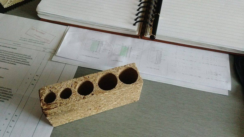 Door core sample during manufacturing quality control